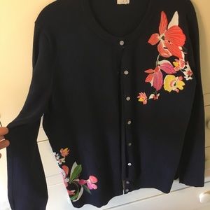 Pretty flower detail cardigan